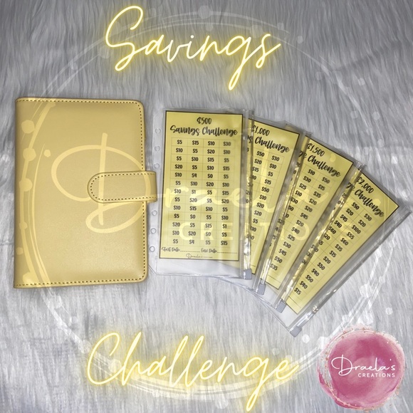 Cash Binder w/ Savings Challenge Sheets - Picture 9 of 11